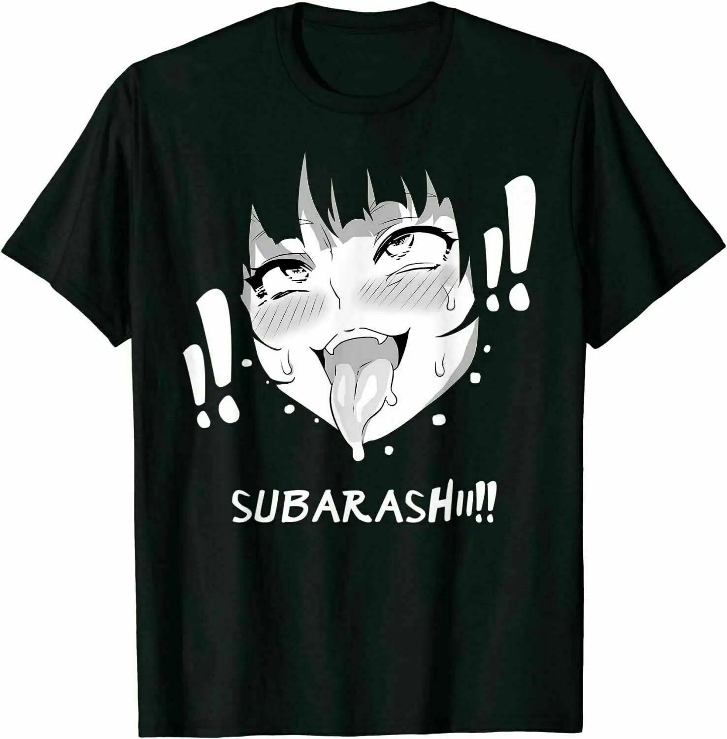 

Delicious Hentai Face Ahegao Sexy Girl Lewd T-Shirt Funny Tee Gift Trend