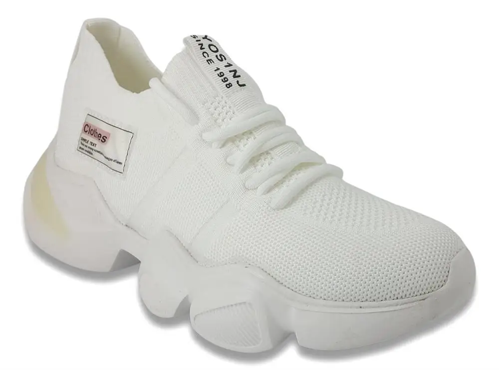 

2023 тренд, новая модель сезона, текстильная обувь, персонализированные и удобные белые кроссовки Guja 305 23YA, женские повседневные кроссовки