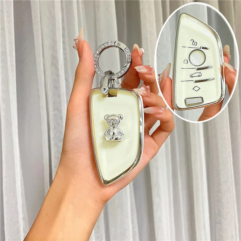 

New TPU Car Remote Key Case Cover Shell For BMW 1 3 5 7 Series X1 X3 X4 X5 X6 F10 F20 F30 F18 F25 F11 M3 M4 Keyless Accessories