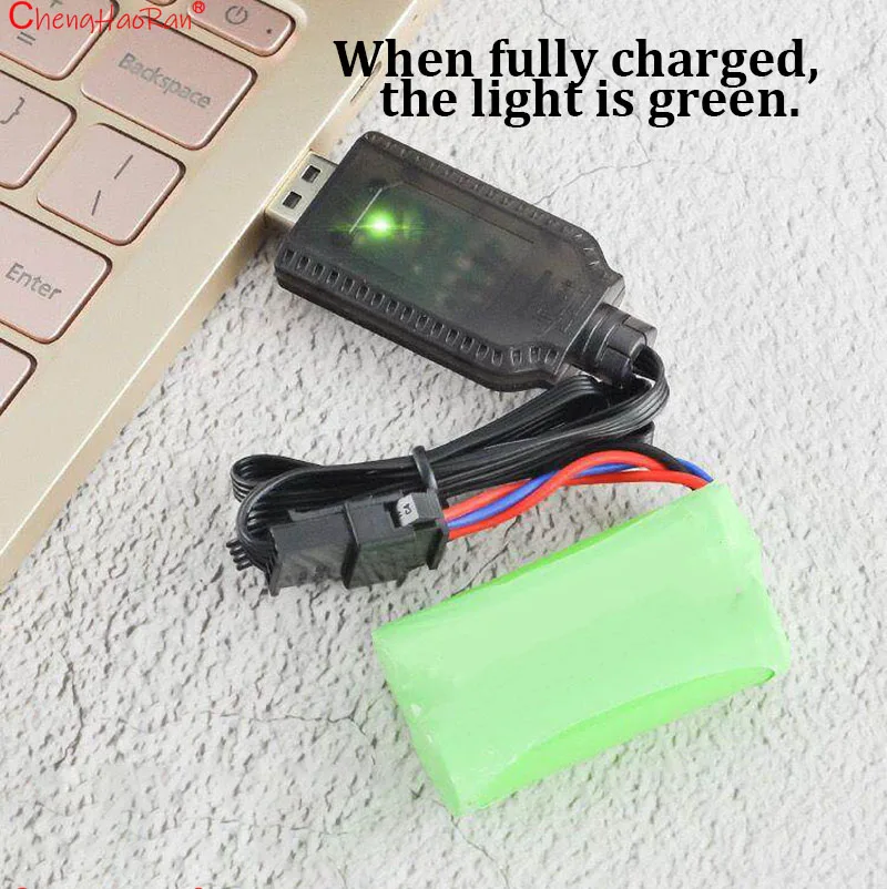 Фото Зарядное устройство USB 7.4V SM-4P 3.7V SM-2P для аккумуляторов DE36W DE65 HM202 EC08 EC16 RC Car M416 Electric Gel Ball Blaster (1 шт.) №4