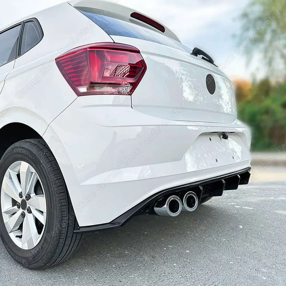 Рассеиватель заднего бампера для VW Polo 6 MK6 2017-2021