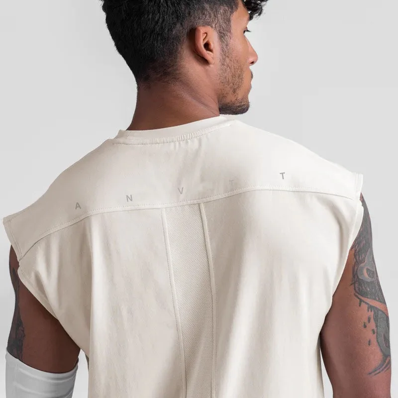 Мужская летняя майка для бега: охлаждающий легкий сетчатый жилет льда марафона и