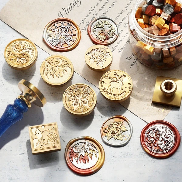 

1pc Sealing Wax Seal stamp Classic Diy Retro Metal Card making Wax seal Stamp Handcrafts Wedding Invitations Tools