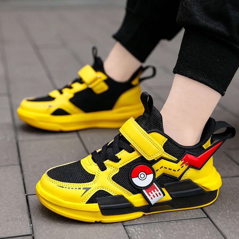 Pu Leather, Cool Cartoon Running Boots Size 28-39, 6-12 Year