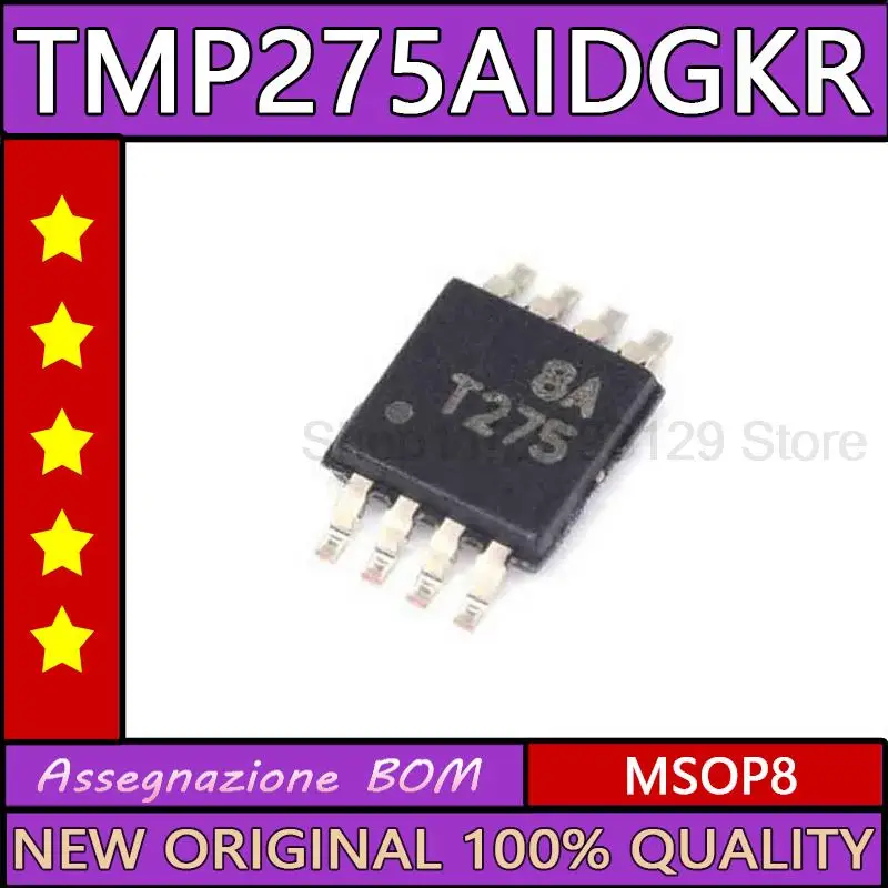 

Температурный датчик TMP275AIDGKR TMP275 MSOP8, новая модель