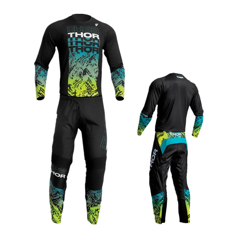 

2023 Sector Moto Gear Set Mtb Bmx Dirt Bike Kit Mx Off Road Jersey Set Top Motocross Combo A