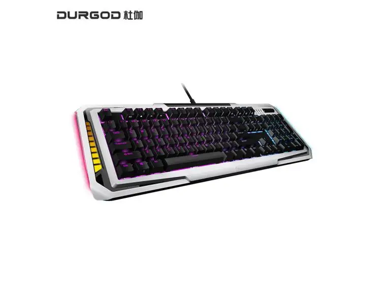 DURGOD GK90 104key wired RGB backlit mechanical keyboard Light red switch