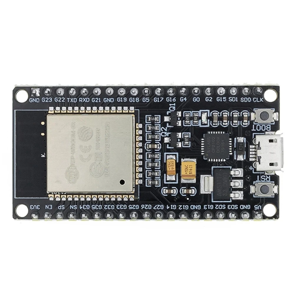 

Макетная плата ESP32 1 шт., Wi-Fi + Bluetooth, сверхнизкое энергопотребление, двухъядерный, ESP-32 38Pin