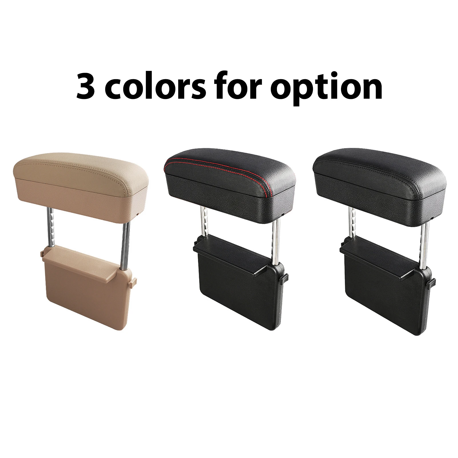 

Car Armrest Center Console Box Extender Adjustable Height Armrest Support Elbow Rest Pad for Most Vehicle SUV Armrest for Truck