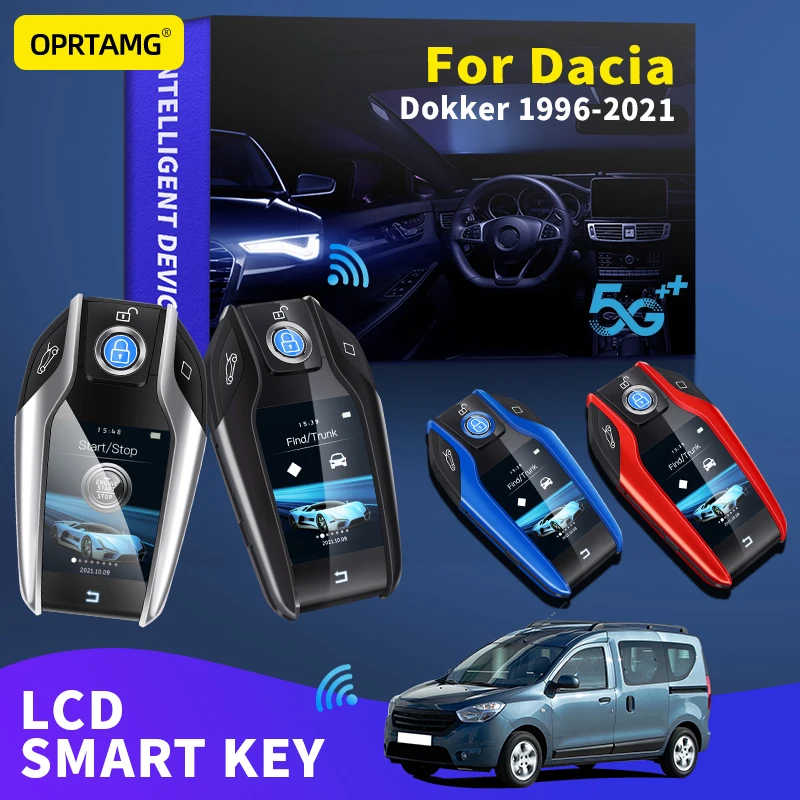

OPRTAMG For Dacia Dokker Keyles Entry Remote Car Key Modified Smart LCD 1996 1997 1999 2000 2001 2002 2003 2012 2013 2014 2021