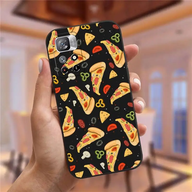 Food Pizza Phone Case For Xiaomi Mi Poco M3 X3 Nfc F3 10t 9t 11i 11x 11t 12 Pro Sultra Shell Cover images - 6