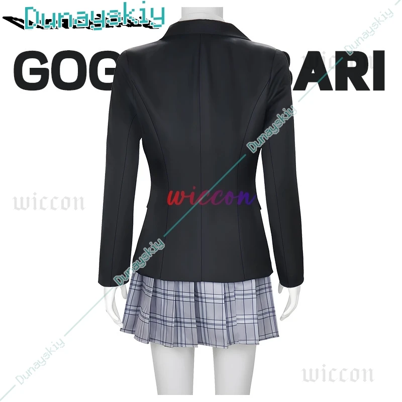 Halloween Gogo Yubari Cosplay Black Uniforms The Movies Kill Vol.1 Bill Costume Gogo's School JK Skirts For Woman