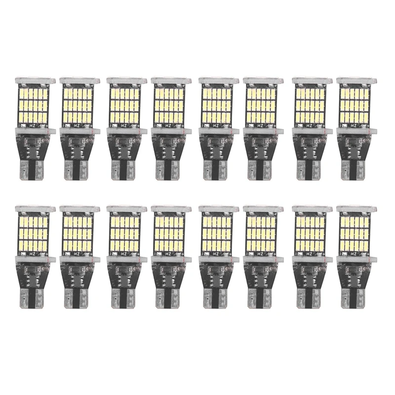16X T15 W16W 45 SMD 4014 фонарь заднего хода автомобиля 6000K белый