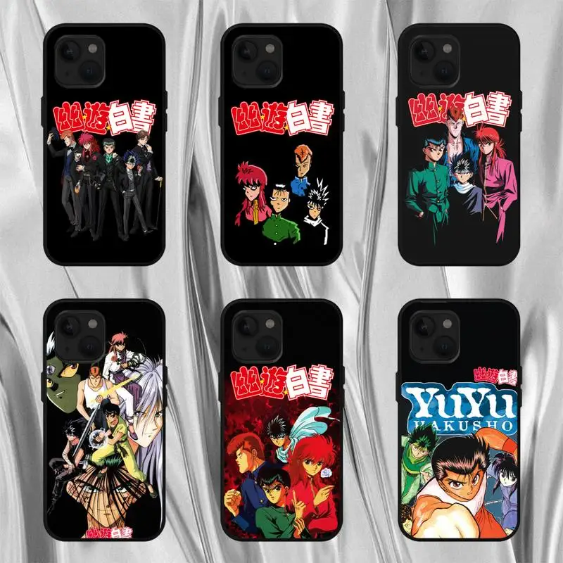 Телефонный чехол Yu Hakusho для iPhone 11 12 Mini 13 14 Pro XS Max X 8 7 6s Plus SE XR Shell