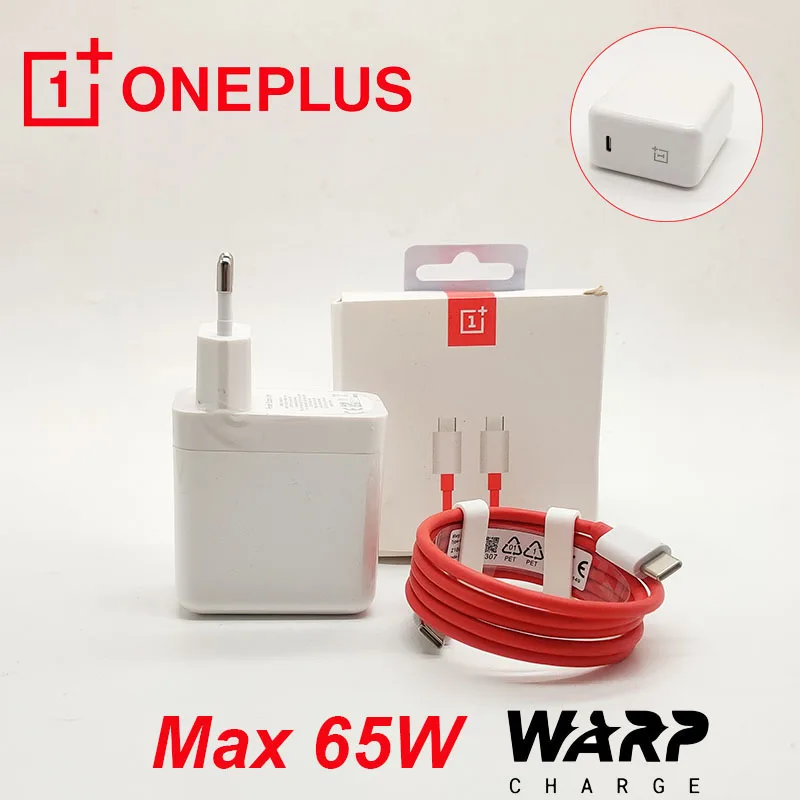 Оригинальный переходник usb-c/usb-c, для OnePlus Warp Charge 65 Вт, 10 в, 6,5 А, для OnePlus 9 Pro, 9R, 8T, Nord