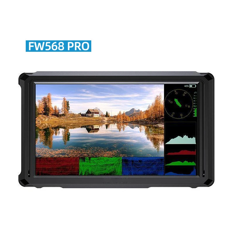 Фото FW568 PRO Полевой монитор камеры 1200 нит 6-дюймовый сенсорный экран Full HD Монитор камеры 4K HDMI 3D LUT Peaking Focus для DSLR №3