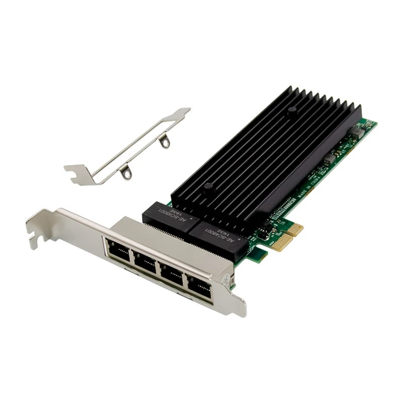 

82575EB Ethernet Electrical Port Network Card PCI-E X1 Gigabit 4 Port Server Network Card E1G42ET2 Gigabit Network Card