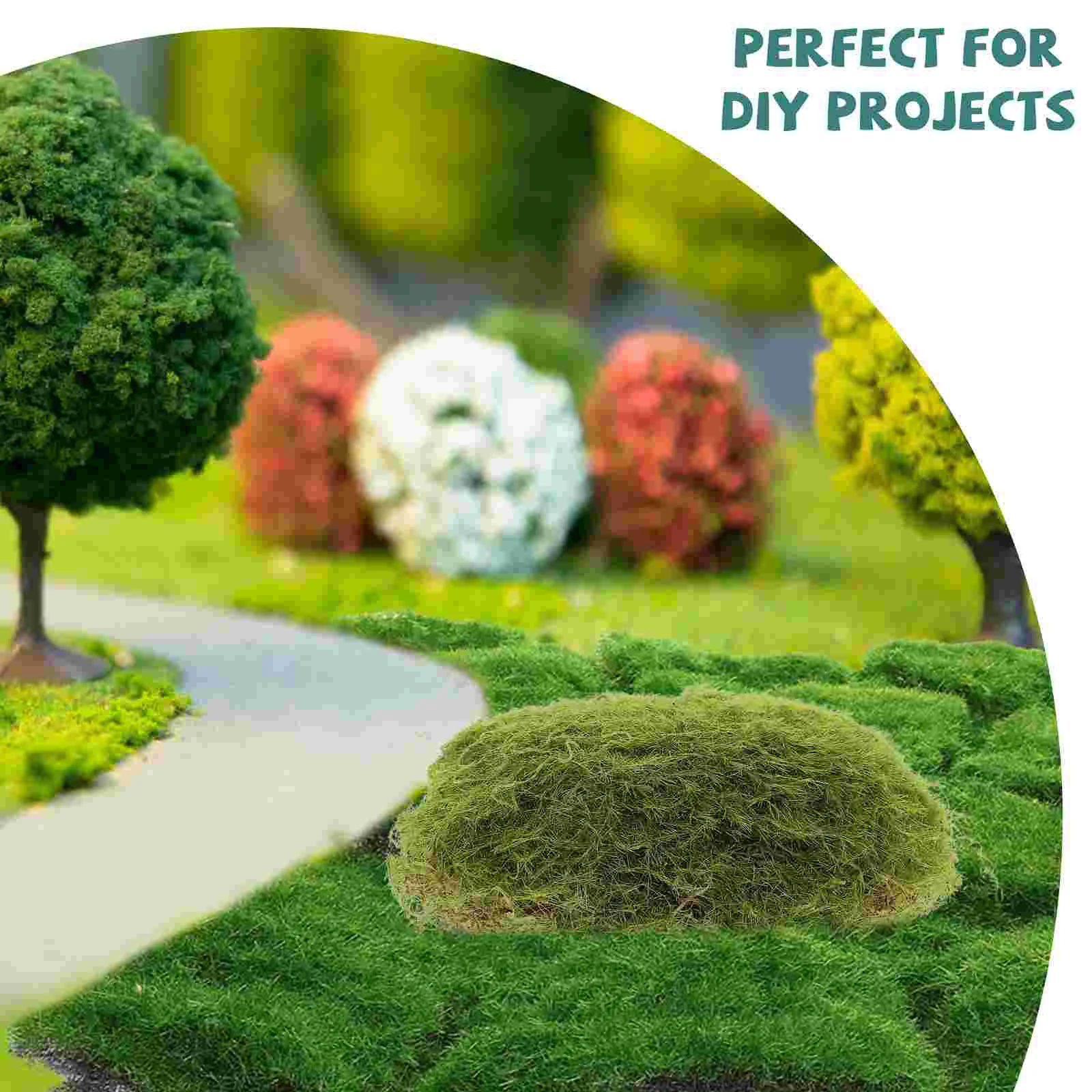 6Pcs Decorative Moss Stones Fake Mossy Stone Decoration Landscaping Rocks Faux artificial moss rocks