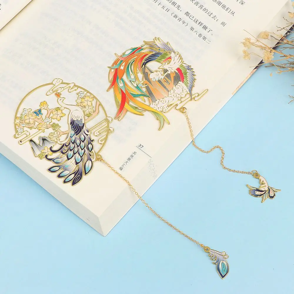 

Латунный подвесной ретро-Книжный зажим в китайском стиле с язычными знаками, подарок для студентов, канцелярские принадлежности, школьные и офисные принадлежности