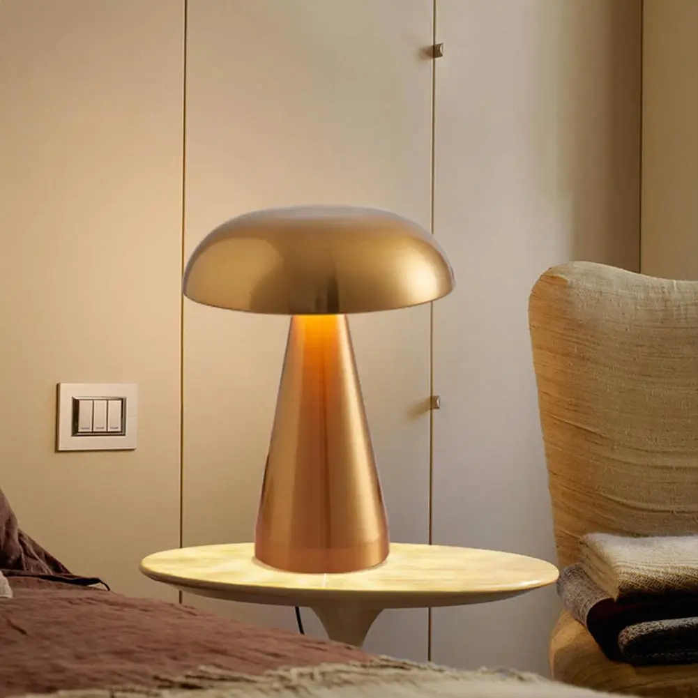 

LED Table Lamp Rechargeable Battery 1800mAh Metal USB LED Powered Desk Lamp 3 Levels Brightness Night Light for Restaurants Bars