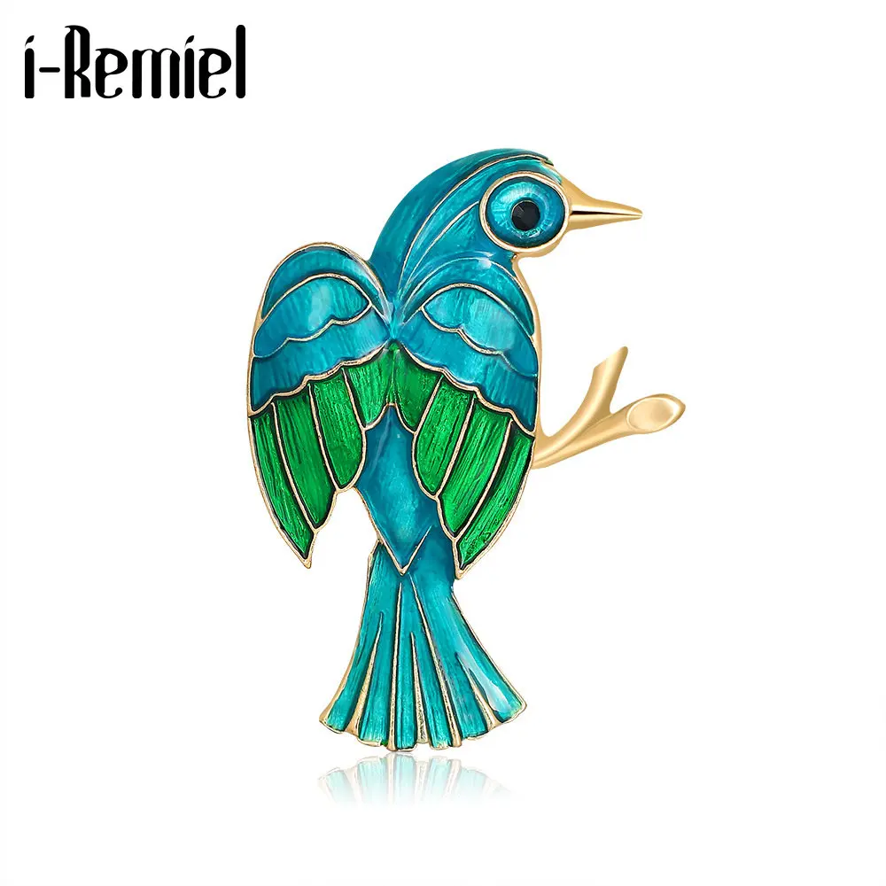 

Animal Bird Brooch Metal Enamel Pin Jewelry Coat Skirt Collar Shawl Cardigan Clip Pins for Backpacks Men Women Suit Lapel Pin