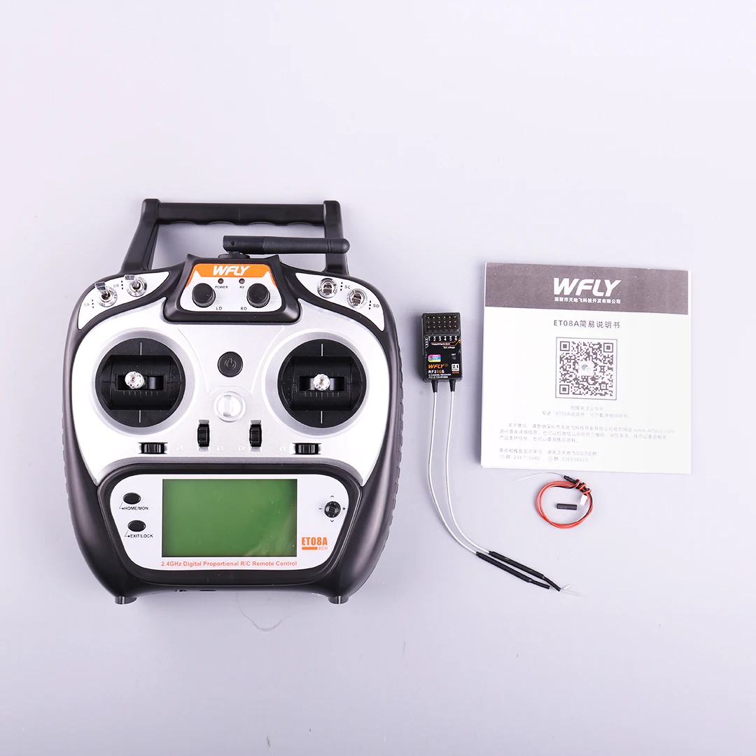 Радиопередатчик WFLY ET08A радиоприемник RF206S новая версия 2 4G 8CH RC лучший пульт
