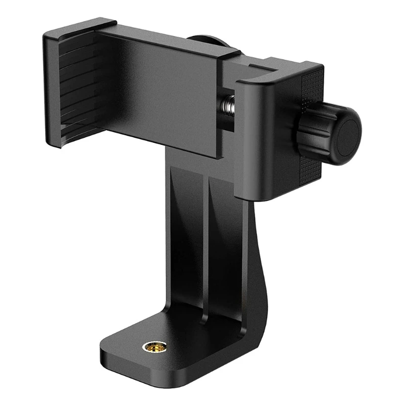 

Smartphone Tripod Adapter Cell Phone Holder Mount Clamp 360° Vertical Horizontal Rotation Adjustable for Most Drop shipping
