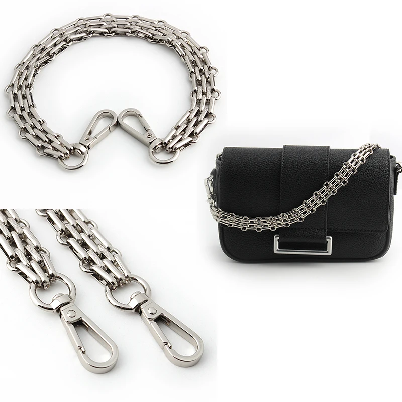 16MM 100-130CM Silver Gold Metal Chains for Women Crossbody Handbag Shoulder Bags Purse Strap DIY Replacement Handle Accessories