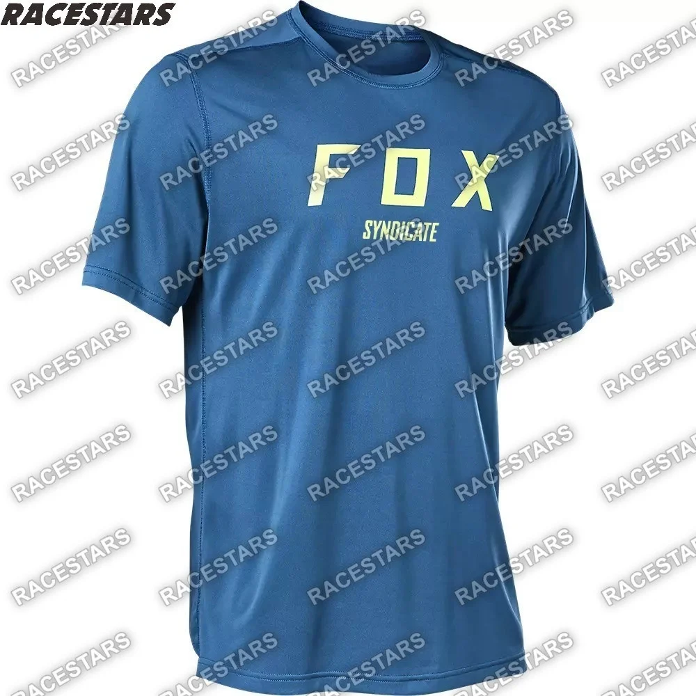 

Downhill Mountain Short Sleeve Moto Motocross Jersey Enduro Spxcel MTB Cycling Bike Wear DH Maillot Ciclismo Hombre Quick Drying