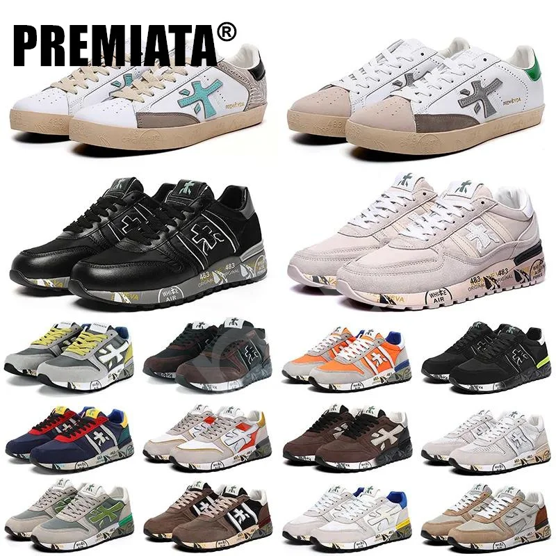 

PREMIATA 2023 Top Italy brand Sneakers Cowskin Mick Lander Designer Luxury Mens steven genuine training shoes Sports Trainers