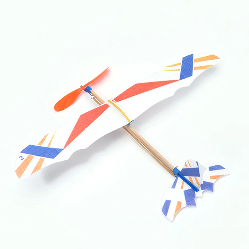 

3pcs DIY Creative Aircraft Model Delicate Bird Design Plane Model Rubber Band Powered Aircraft Educational (Random Pattern)