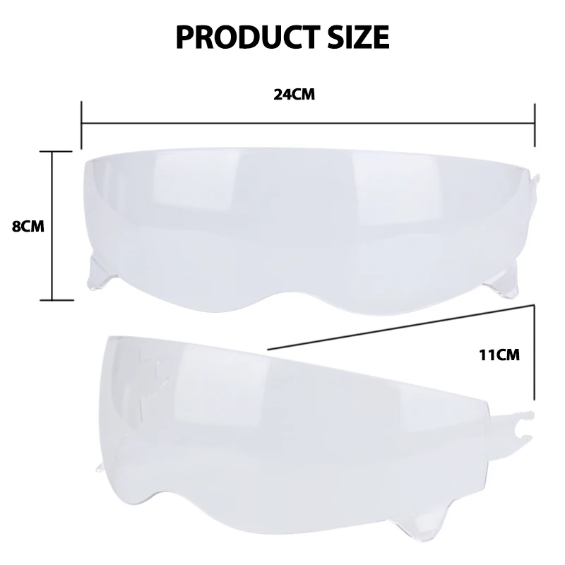 Специальный внутренний прозрачный черный козырек для шлема UCHOOSE |