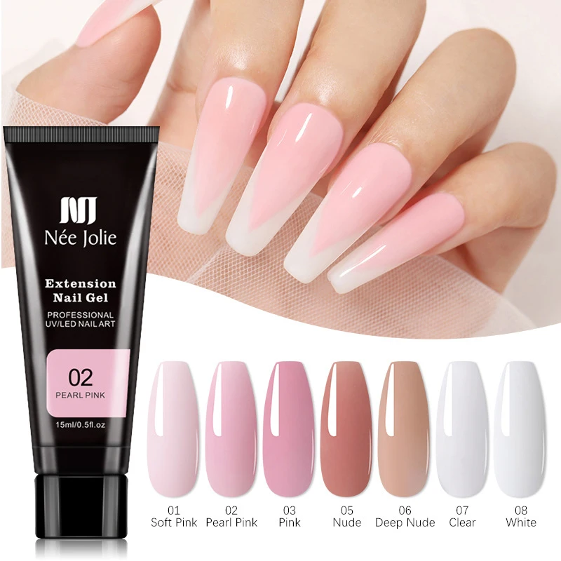 

Nail Extension Gel Quick Building Gel For Nails Long Lasting Soak Off UV 15ml Manicure Nail Beauty Painless DIY Manicure Gel