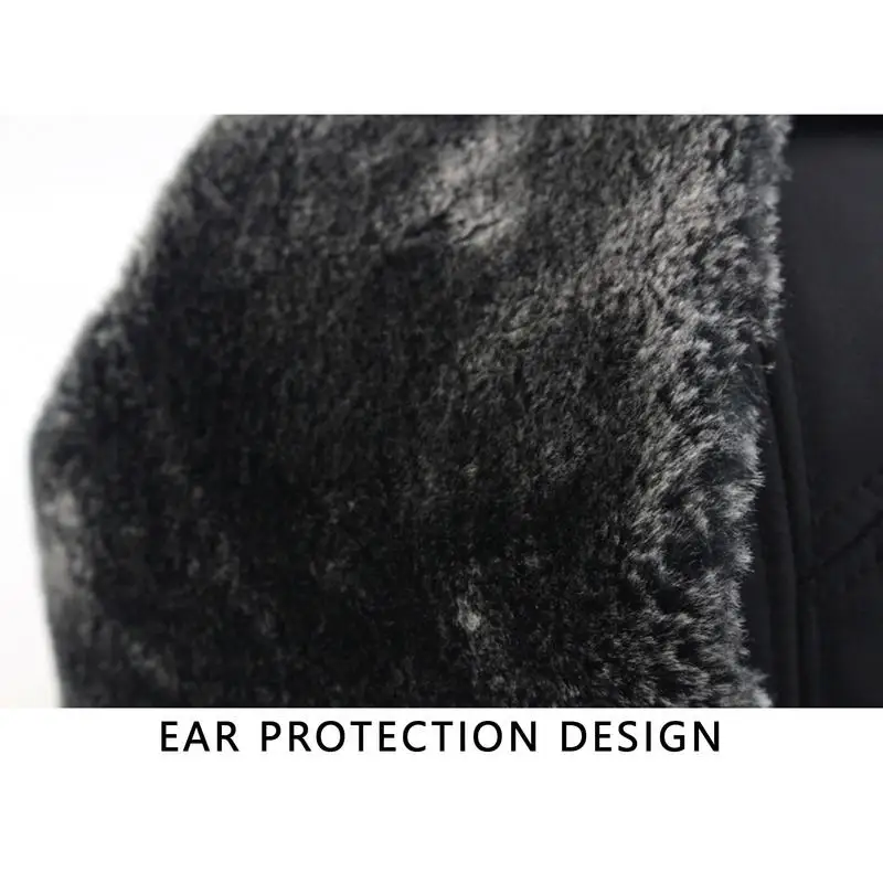 Зимняя русская шапка Теплая зимняя охотничья с ушками солдатская Термальная