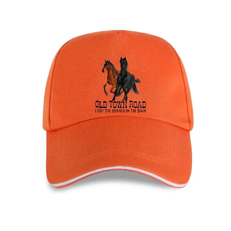 

new cap hat Design Old Town Road Remix Tops I Got The Horses In The Back White Baseball Cap Men Women Confortable Tops