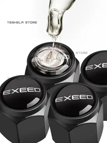 4 шт., новинка, металлическая крышка клапана автомобильного колеса, декоративная крышка клапана для Chery Exeed VX LX txl, аксессуары