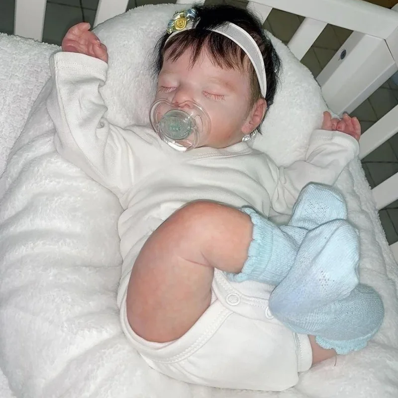 Готовая уже окрашенная Кукла-младенец Reborn 19 дюймов как на картинке Реалистичная