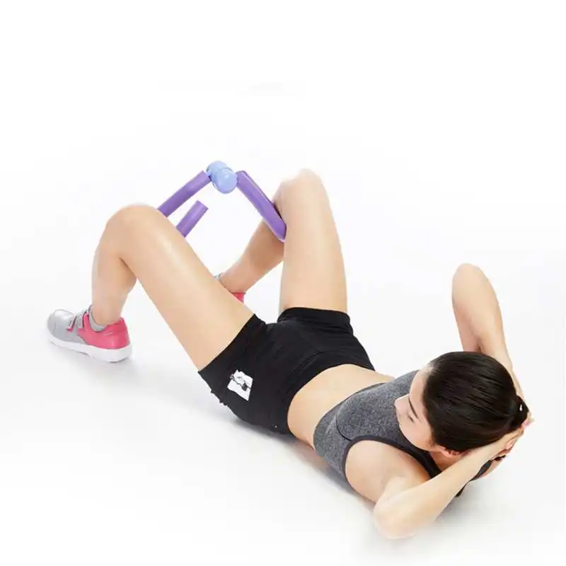 

Тренажер для мышц ног, тонкий стоп-труба с зажимом для стройных ног, фитнеса, тренажерного зала, бедра, мастер для рук, груди, талии