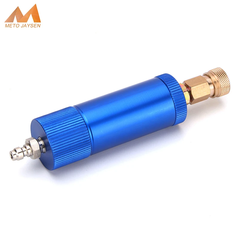 PCP Air Compressor High Pressure Hand Pump Filter Blue Water-Oil Separator M10x1 Quick Connector Filtering Cotton Element 40Mpa