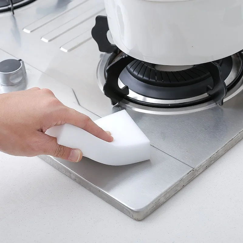 

100/200PCS Multi-Functional Melamine Sponge Set Magic Cleaning Sponges Eraser Foam Cleaning For Kitchen Furniture Bathroom