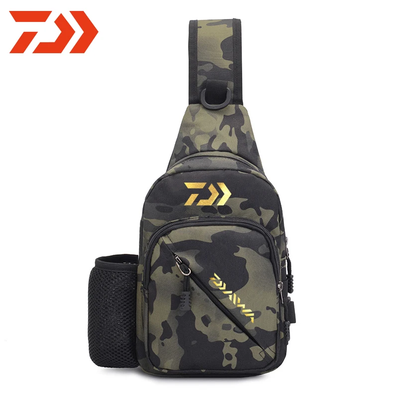 

Daiwa Fishing Men's Chest Bag Shoulder Bags Fashion Crossbody Bag Multifunction Small Backpack Camouflage Fishing Men's Bag