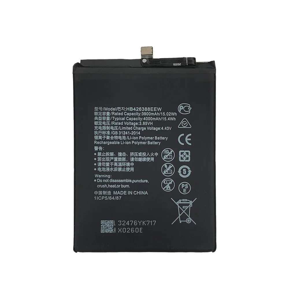 Высококачественная сменная батарея для Honor 30 Youth Lite MXW-AN00 Enjoy 20 Pro &amp Z 5G HB 426388