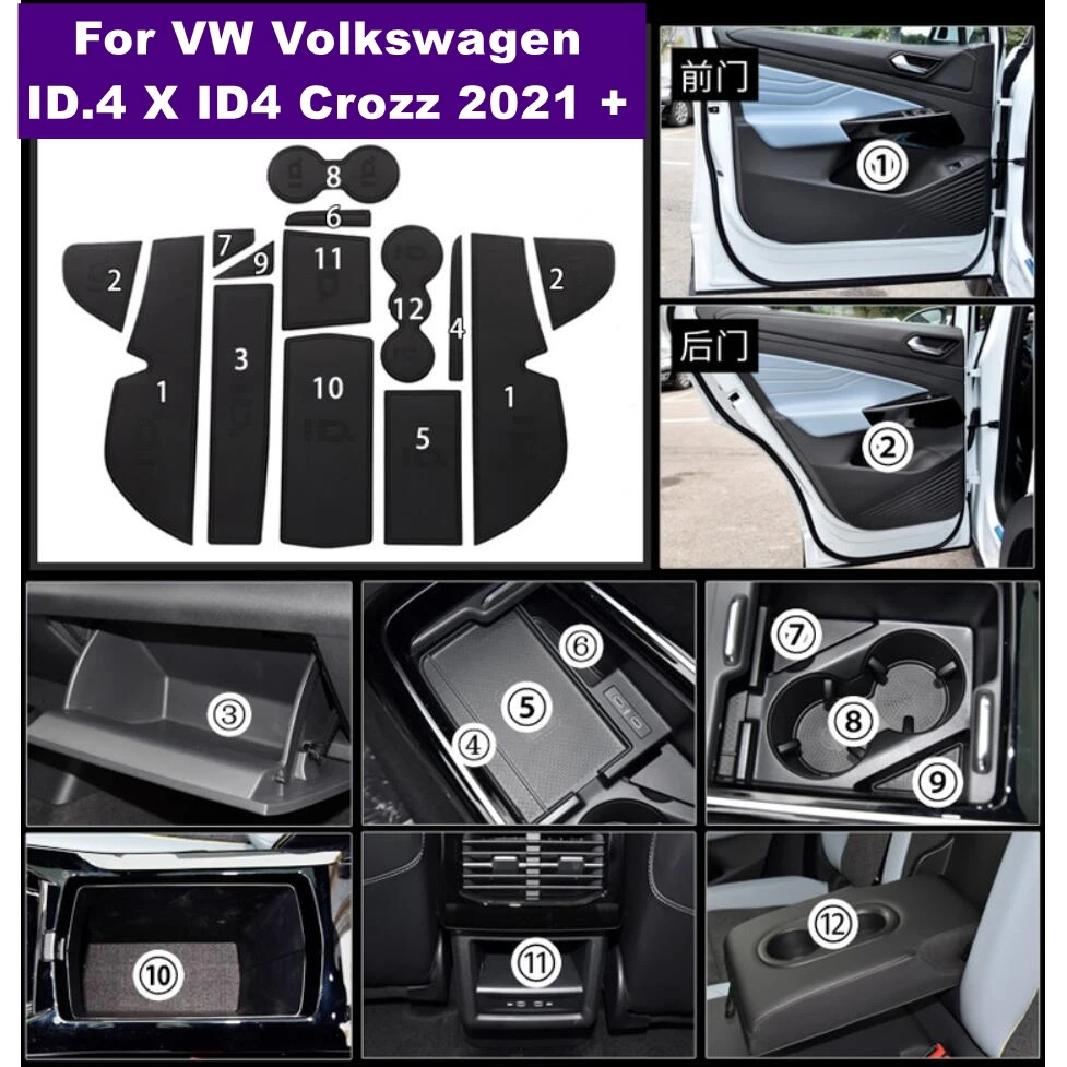 

Аксессуары для VW ID.4 X ID4 Crozz 2021 2022, Противоскользящий коврик