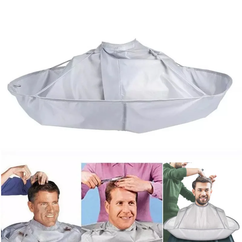 

Складная DIY накидка для стрижки волос накидка-Зонтик для салона Парикмахерская накидка для волос фартук для дома Парикмахерская накидка