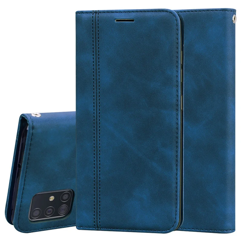 

Luxury Leather Wallet Flip Case For Samsung Galaxy A51 Case Card Holder Magnetic Book Cover For Samsung A51 A 51 SM-A515F Case