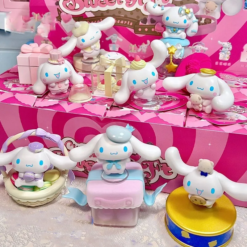 

Sanrio Cinnamorroll Dessert Gift Blind Box Series Mystery Box Caja Ciega Surprise Doll Action Figure Toys Birthday Girl Gifts