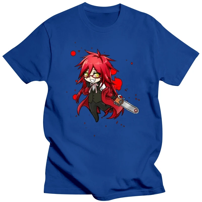 Men tshirt Kuroshitsuji   Grell   Black Butler   T Shirt women T-Shirt tees top images - 6