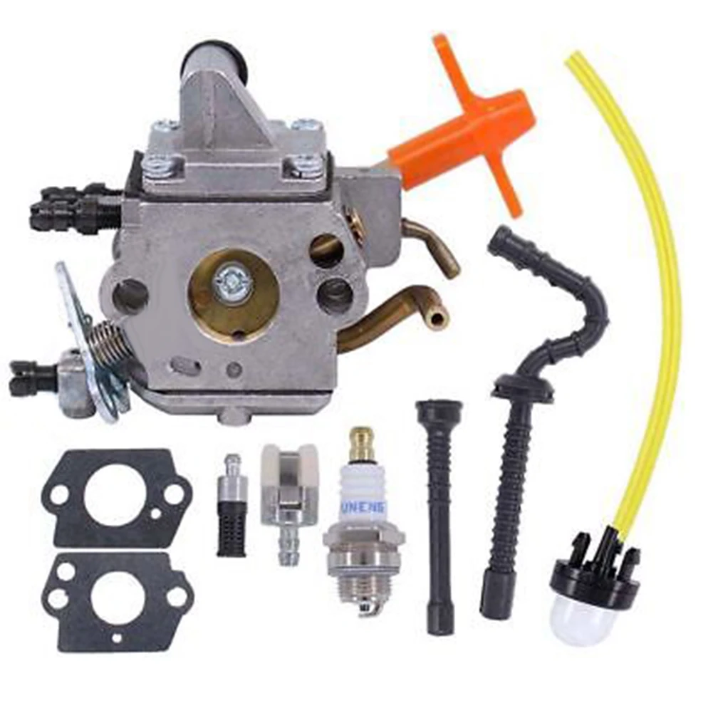 

1Set Carburetor Kit With Gasket Fuel Filter Plug Fuel Hose For Stihl MS192 MS192T MS192TC Chainsaw Tools Accessories