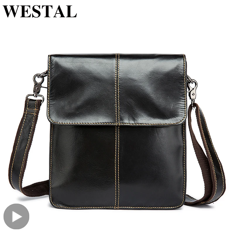 Genuine Leather Messenger Shoulder Women Men Bag Crossbody Cross Briefcase Office Business Work For Handbag Male Tablet Document
