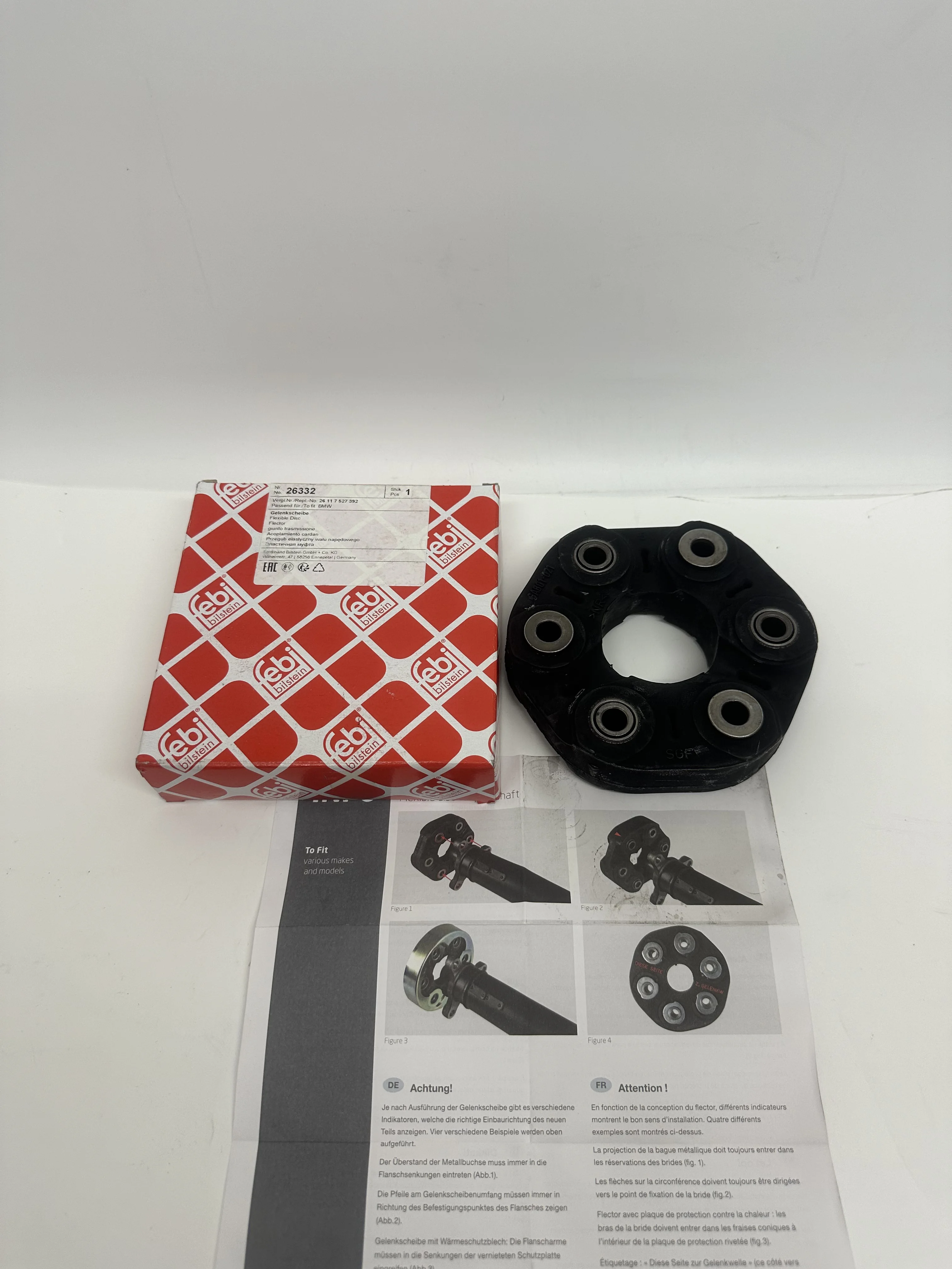 

26117527392 Диск шарнирный универсальный подходит для BMW E84, E87, E90, E9, E93, F10, F11